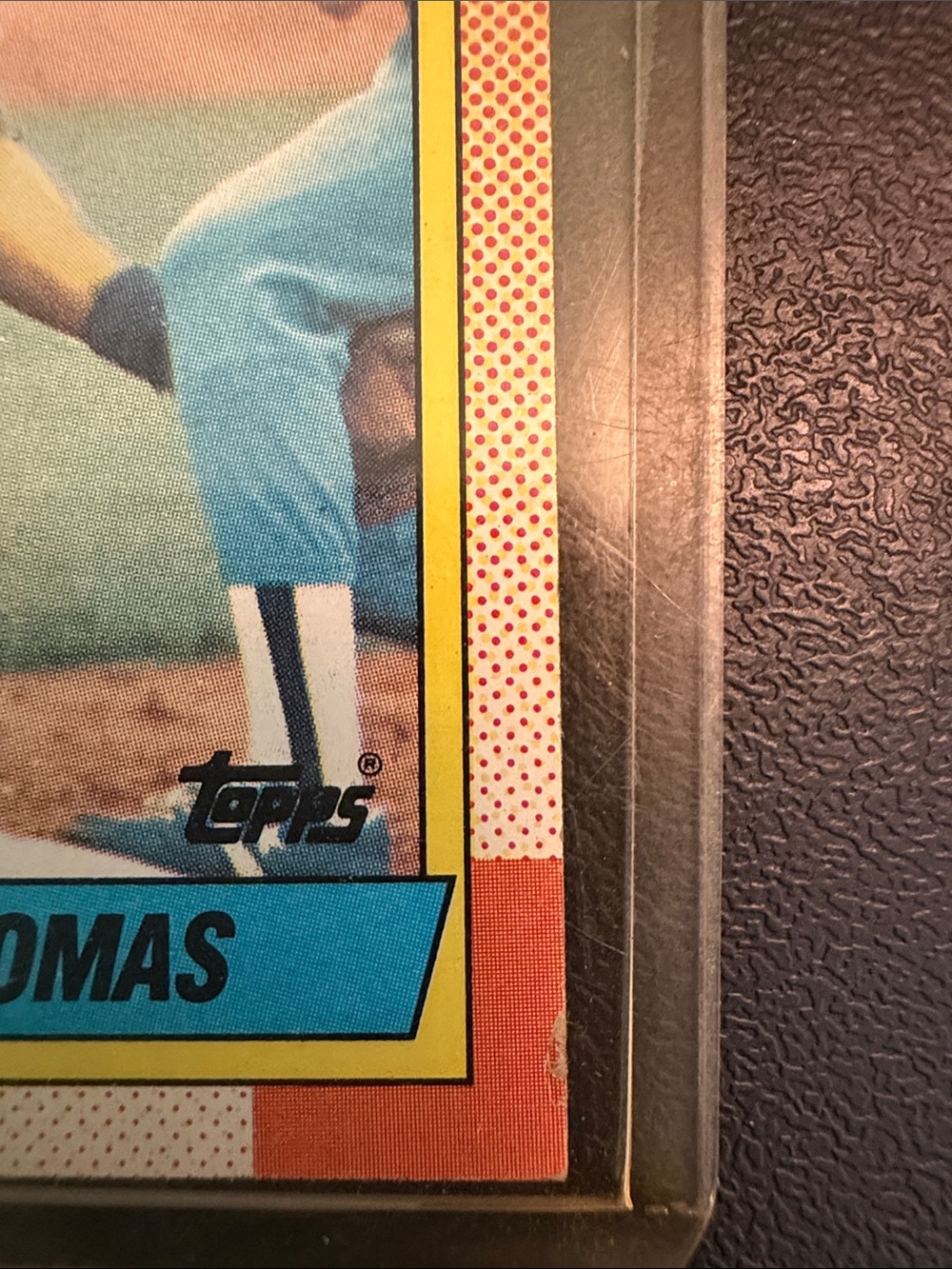 1990 Topps Frank Thomas Rookie - Picture 3 of 3